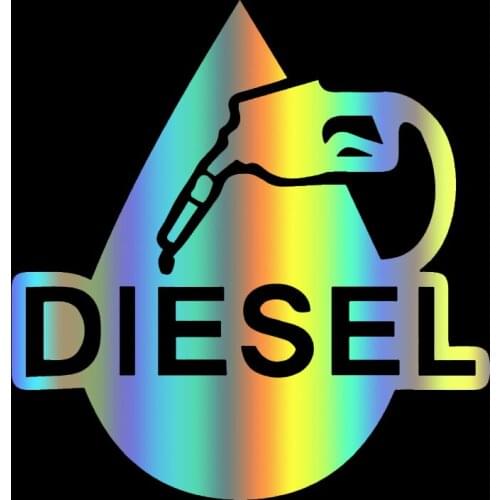 S50719 Various Sizes/Colors Car Stickers Vinyl Decal Diesel Fuel Refill Motorcycle Decorative Accessories Creative Laptop Helmet