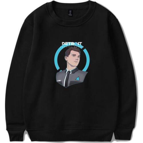 Game Detroit Become Human Connor RK800 Sweatshirt Cosplay Costumes Spring Autumn Men Women Casual Coat Long Sleeve Jacket Hoodie