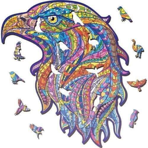 Unique Wooden Jigsaw Puzzles Mysterious Puzzle Gift For Adults Kids Educational Puzzle Fabulous Gift Interactive Games Toy