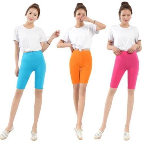 Women leggings Summer style Modal fertilizer Plus size 5XL candy color womens Knee Length pants