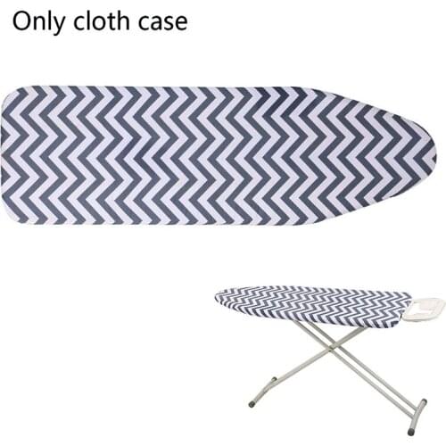 1Pc Household Universal Ironing Board Cover High Temperature Resistance Striped Cotton Non-Slip Ironing Pad 150x50cm