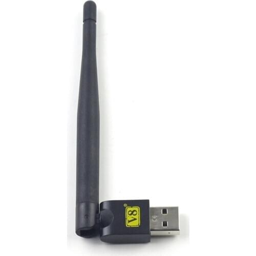 2.4GHz FREESAT USB WiFi With Antenna Work For Freesat V7 HD V8 Super Digital Satellite Receiver Receptor For HD TV Set Top Box