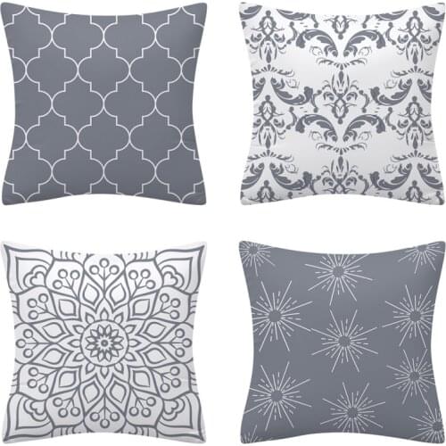 2pcs Throw Pillow Covers Modern Decorative Pillow Covers Geometry Outdoor Square Pillow Cushion Cases for Couch Sofa Bedroom Car