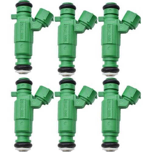 6PCS/lot 35310-37150 3531037150 Fuel injector nozzle for HYUNDAI SONATA SANTA FE TIBURON TUCSON KIA OPTIMA SPORTAGE 2.5L 2.7L