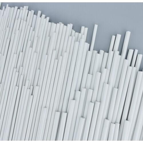 30pcs ABS Round Rods Sticks Model Making Scenery Architectural Constructions Model Scenery Dia 1-6mm 250mm Length