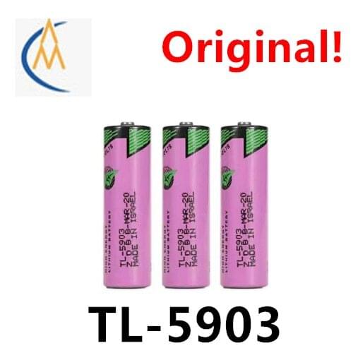 3PCS TL-4903 5903 SL-360 PLC Industrial Control Equipment Battery ER14500 AA 3.6V Lithium Battery for TADIRAN Made In Israel