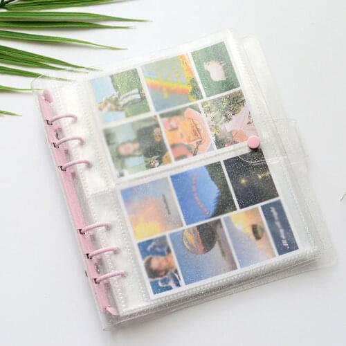 3/5 inches Photo Album 100 Pockets Photocard Name Card Holder Home Picture Case Storage Portable Name Card Book Photo Album Card