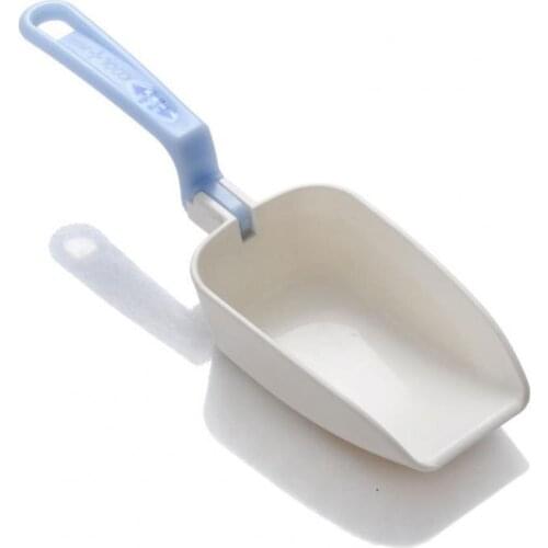 White Portable Long-handled Kitchen Utensils Ice Spoon Eco-friendly Anti-deform Plastic Ice Shovel Kitchen Supplies For Home