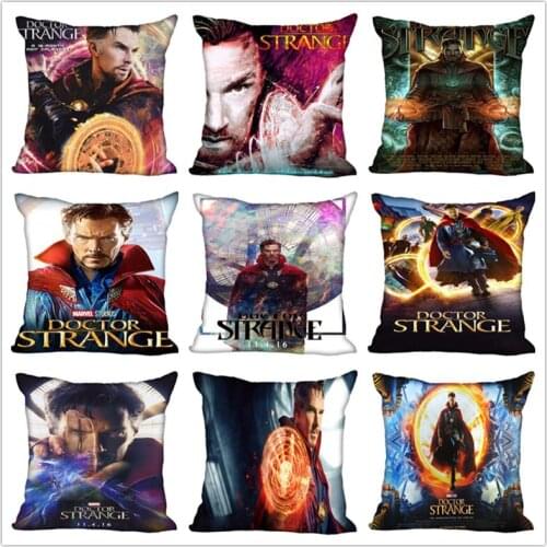 Hot Custom Doctor Strange Square Pillowcase Custom Zippered Bedroom Home Pillow Cover Case More size 40x40cm best gift