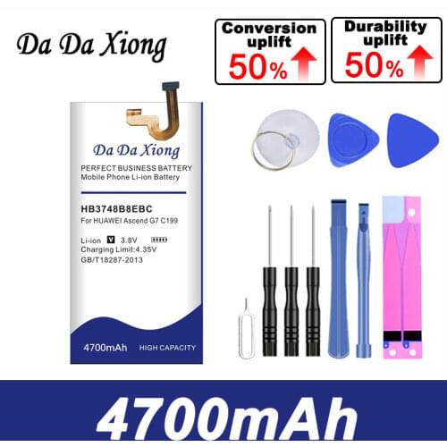 Da Da Xiong 4700mAh HB3748B8EBC Battery for Huawei Ascend C199 G7 G7-TL100 C199-CL00