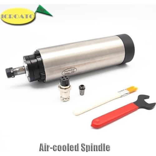 1.5KW 65MM ER11 CNC Spindle Motor ER16 AC 220V 4 Bearing Air Cooling Spindle Milling Air-cooled Spindle Machine 0.8KW 2.2KW 3KW