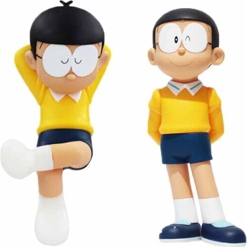 18-20cm Doraemon Nobita Nobi Action Figures Anime Nobita Vinyl Collectible Dolls Magic Model Kids Toys Kawaii Baby Gift