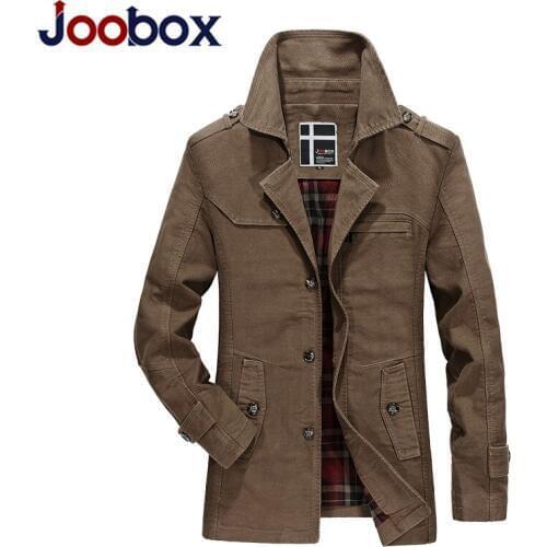 Мужские длинные тренчи JOOBOX China At AliExpress