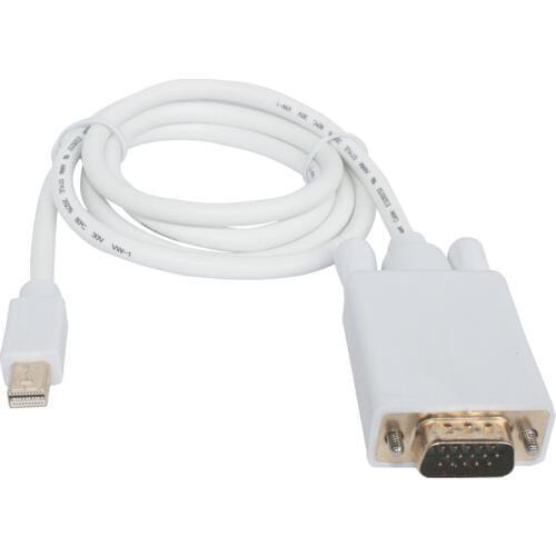 Lightning Mini DP to VGA male cable mac surface pro projection