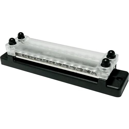 24 Terminal Bus Bar Kit Cover Dual Row Ground Distribution Block, Wire Organization, Durable