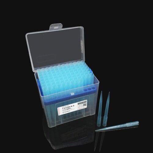 LABSELECT 1250ul pipette tips No DNase and RNase Non-pyrogenic free Sterilization packaging 96pcs/box