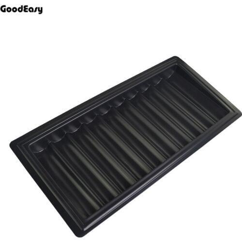 Hot 500 Black Texas Hold'em Poker Chip Tray Black Jack Plastic Tray Gambling Casino Poker Club Board Game Accessory