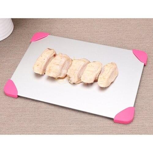 Thaw master Home use Fast Defrosting Tray Thaw Food Meat Fruit Quick Defrosting Plate Board defrost tray kitchen tools