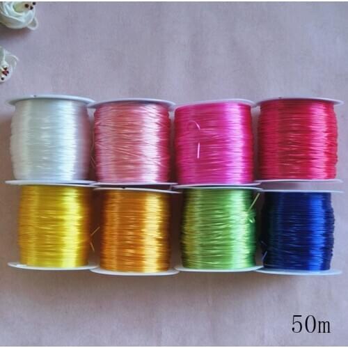 Meideheng colorful Elastic line Good elasticity Beaded bracelet necklace a necessary material for Jewelry accessories making