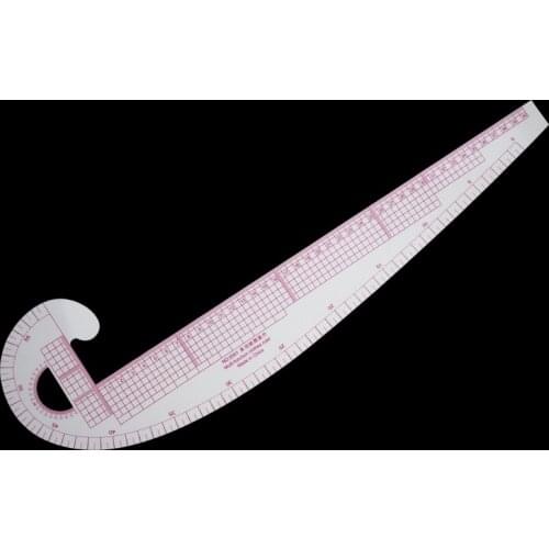 Multifunction 6501 Plastic French Curve Sewing Ruler Measure Tailor Ruler Making Clothing 360 Degree Bend Ruler Tools
