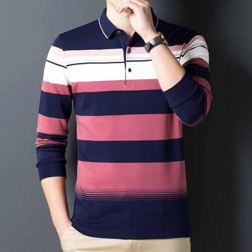 Mens Long sleeve polo shirt New Arrival poloshirts YP8703