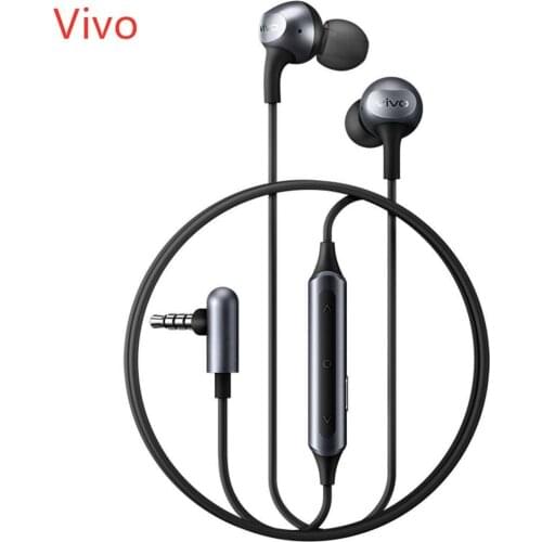 Vivo audio and video earphones original authentic in-ear x9 x21 x23 x27 X30Pro wired round-hole game ear plugs IQoo Nex Z5X