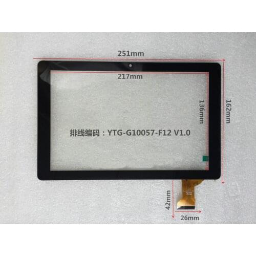 Original 10.1-inch flat touch screen capacitive screen handwriting external screen YTG-G10057-F12 V1.0