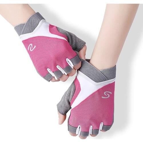 Hot Sale Half-Finger Gloves Training Gym Body Building Cycling Gloves Anti-slip Breathable Fitness Gloves Fitness Equipment
