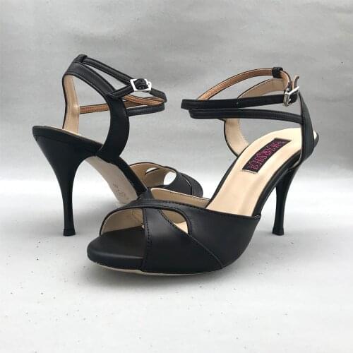 Sexy Flamenco Dance Shoes Argentina Tango Shoes pratice shoes party shoes MST6226DBL Leather Hard Sole 7.5cm 9cm heel available