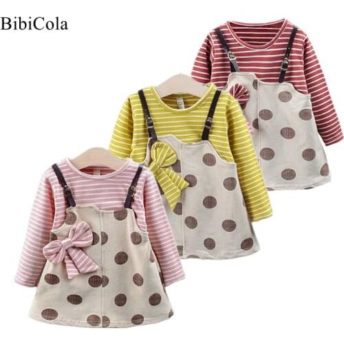Baby girls dress spring sutumn kids cotton long aleeve princess party dresses for girl toddler fashion birthday children clothes