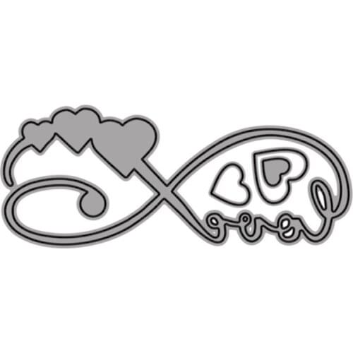 Cutting Dies Heart Love Irregular To Decoration For DIY Scrapbooking Embossing Album Paper Cards Dies 2021 New