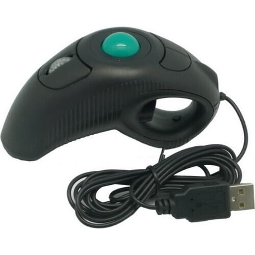Wired Mouse finger using optical track ball Mouse Portable Trackball Mouse 3 Buttons USB Chargeable Mice For PC Laptop 2021
