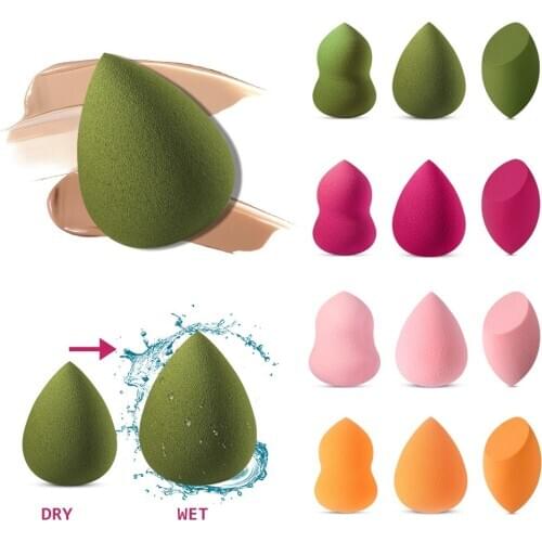 1pc Makeup Sponge Cosmetic Powder Puff Beauty Products Cosmetics Make Up Accessories Water-drop Shape