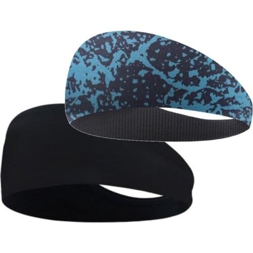 Outdoor Sport Headwrap Fitness Sports Safety Men Woman Sweatband Sports Headband Stretch Elastic Women Yoga Running Hair Band