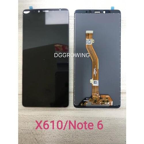 Top Quality LCD Display With Touch Screen Panel Assembly For Infinix X610/Note 6 Display Replacement With Free Shipping
