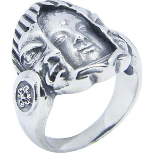 1pc Dropship New Design Angle And Demon Ring 316L Stainless Steel Fashion Punk Style Men Boys Ring