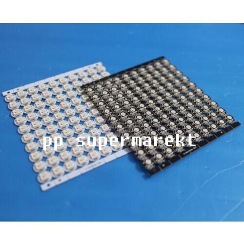 10~1000pcs 4-Pin WS2812B WS2812 LED Chip & Heatsink Board DC5V 5050 RGB WS2811 IC Built-in RGB LED Chip