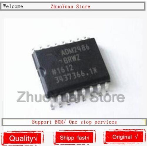 10PCS/lot ADM2486BRWZ ADM2486BRW ADM2486 IC Chip SOP-16 New Original