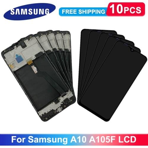 10 Piece/lot Original 6.2" LCD For Samsung Galaxy A10 A105 A105F SM-A105F LCD Display Screen replacement Digitizer Assembly