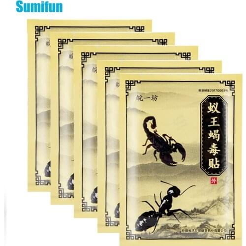 40Pcs Scorpion Venom Arthritis Pain Relief Plaster Rheumatism Joint Shoulder Herb Patch Knee Neck Back Orthopedic Stickers