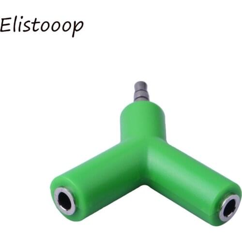 50pcs Splitter Y Jack Male To 2 Female M/F 3.5Mm Stereo Cable Adapter For Earphone Headphones Mobile Phone Pc Mp3 Mp4