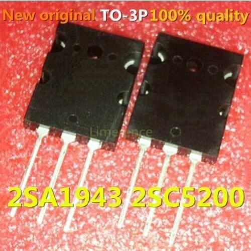 6PCS/lot 2SA1943 TO-3P 2SC5200 TO-3PL=3pair ( 3PCS C5200 + 3PCS A1943 ) Support the BOM one-stop supporting services