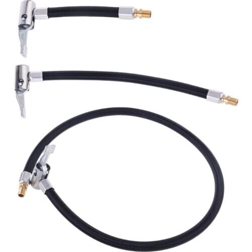 Car Tire Air Inflator Extension Hose Adapter Locking Air Chuck twist-on Lock connection with standard fine thread