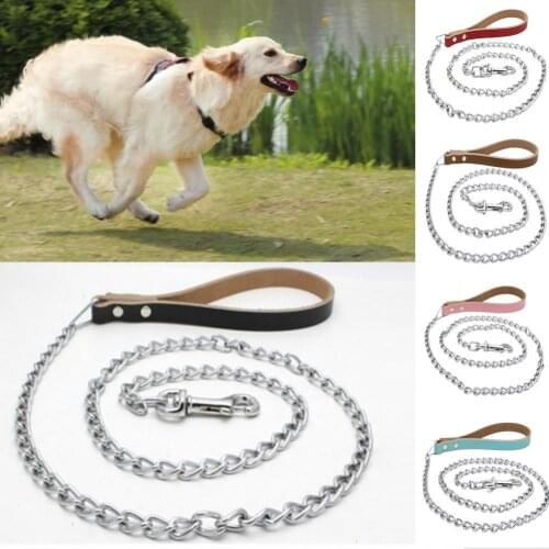 Harmless Good Quality Walking Dog Alloy Chain Iron Dog Leash Sturdy Pet Supplies