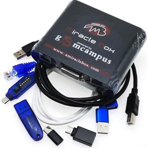 Miracle Box + Miracle Key Dongle + All Boot cable for china mobile phones Unlock Repairing unlock Tool full set