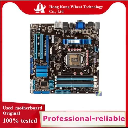 For ASUS P7H55-M Pro Motherboard Socket LGA 1156 DDR3 SATA2 For Intel H55 Original Desktop Used Mainboard