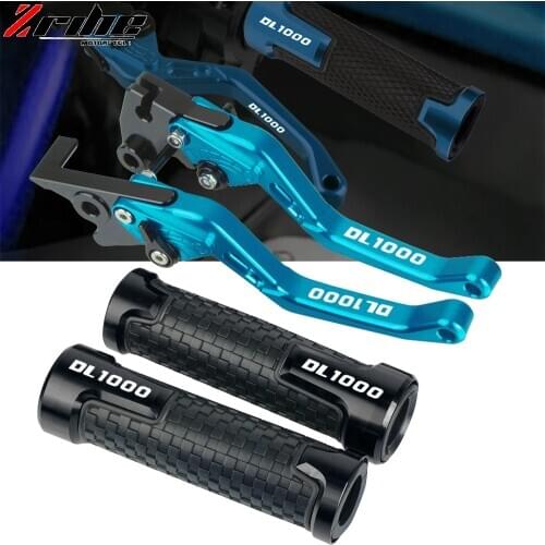 For SUZUKI DL1000 VSTROM 2002 2003 2004 2005-2016 Motorcycles accessories Handle grips handlebar grip & short Brake Clutch Lever
