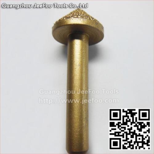 A12-Angle 20 8*22*10 Precision Granite Tapered Engraving Bits/ CNC stone brazing carving tool router bits for marble sandstone