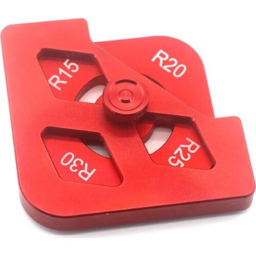 Woodworking Fillet Chamfer Milling Angle Multi Angle Trimming Tool Router Templates Corner Jig Woodworking Tools R15/20/25/30