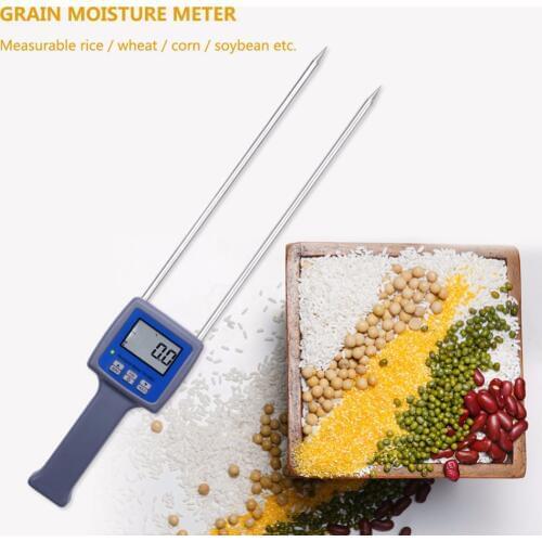 New TK100G Grain Moisture Meter Wheat Maize Soya Beans Paddy Rice Barley Moisture Tester hygrometer